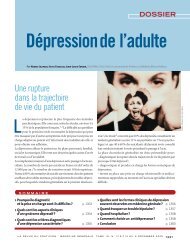 Depression et médecine générale - Psychiatrie adulte et ...