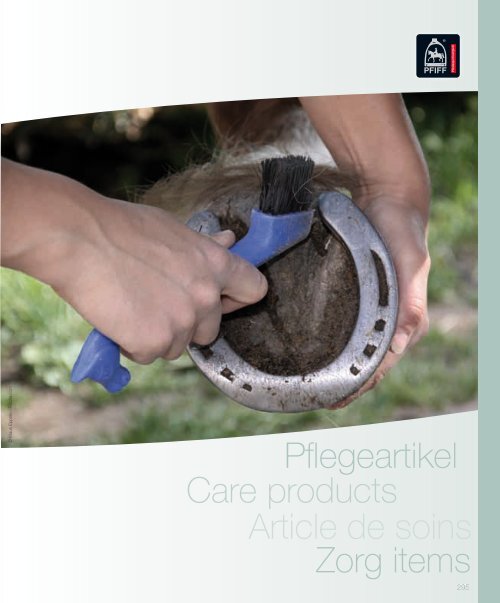 Pflegeartikel Zorg items Article de soins Care products - Piccini Horses