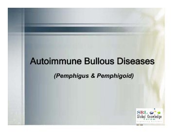 Autoimmune Bullous Diseases - Srl