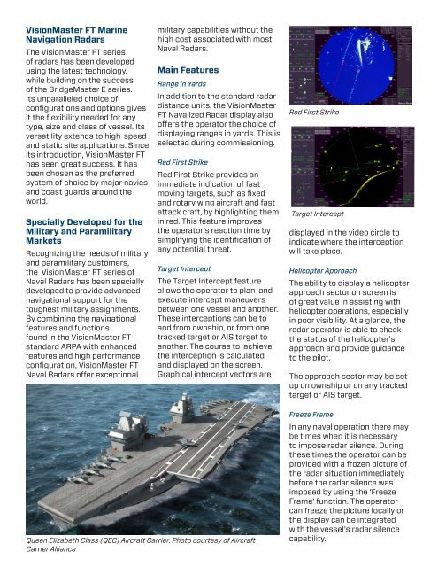 VisionMaster FT Naval Radar and ECDIS - Northrop Grumman ...