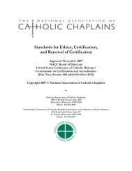 NACC Standards for Ethics, Certification, and Renewal of ...