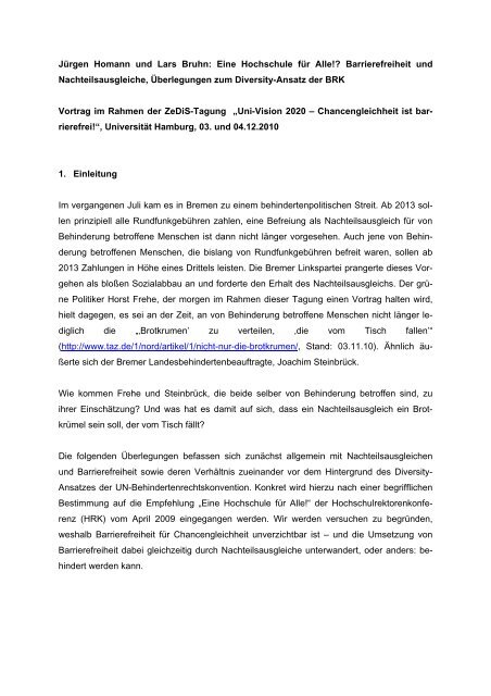 Link Zum Vortrag Zedis Universitat Hamburg