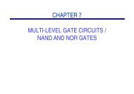 chapter 7 multi-level gate circuits / nand and nor gates