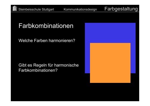 Farbgestaltung - Gattner