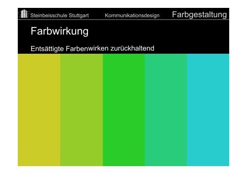 Farbgestaltung - Gattner