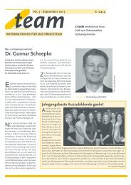 Ausgabe Nr. 3 - September 2013 - Zahnärztekammer Schleswig ...
