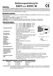 Bedienungsanleitung - Greisinger