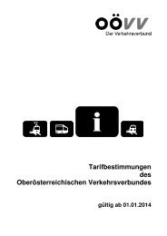 Tarifbestimmungen_OÖVV_1. 1.2014_vorAA-Beschluss