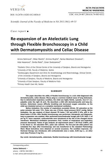 Re-expansion of an Atelectatic Lung through Flexible Bronchoscopy ...