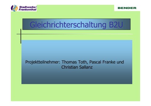 Gleichrichterschaltung B2U - Andreas-Albert-Schule