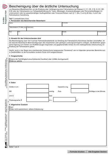 ärztliche Untersuchung Ausbildung über 18 Formular Musterbescheinigung über die ärztliche Untersuchung