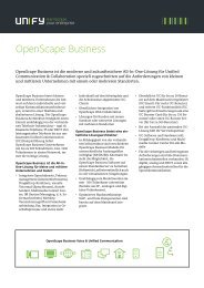 OpenScape Business - VSE Net GmbH