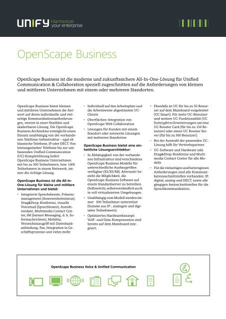 OpenScape Business - VSE Net GmbH