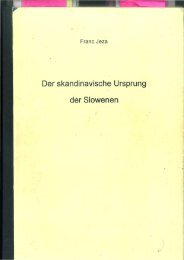 Der skandinavische Ursprung der Slowenen - zurück