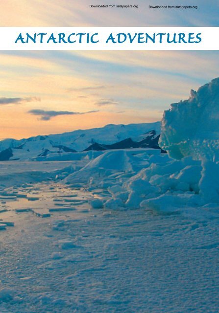 Reading Test Booklet- Antarctic Adventures - SATs papers