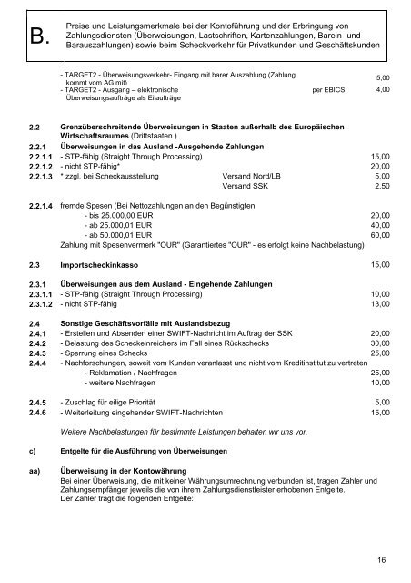 6. Umrechnungskurs bei der Erbringung von Zahlungsdiensten in ...