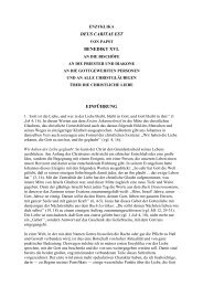 Die erste Enzyklika Benedikt XVI. (PDF-Datei) - 3., Pfarre St. Othmar ...