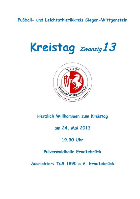 Kreistag Zwanzig13 - FLVW Siegen-Wittgenstein