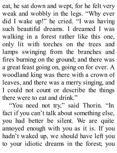 The Hobbit JR Tolkien - Mr Collins