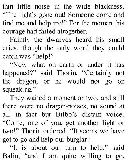 The Hobbit JR Tolkien - Mr Collins