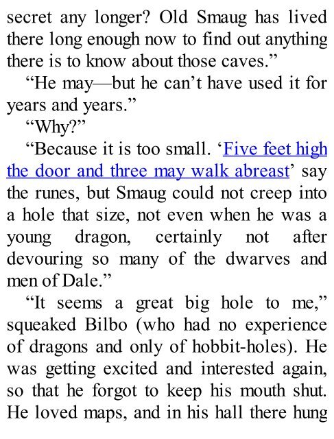 The Hobbit JR Tolkien - Mr Collins