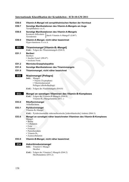 ICD-10-GM Version 2011 Systematisches Verzeichnis