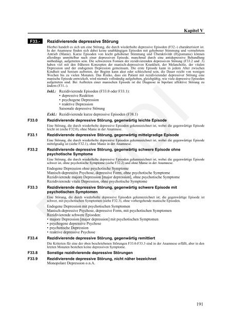 ICD-10-GM Version 2011 Systematisches Verzeichnis