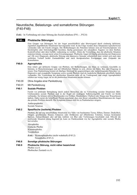 ICD-10-GM Version 2011 Systematisches Verzeichnis