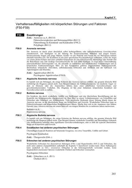 ICD-10-GM Version 2011 Systematisches Verzeichnis