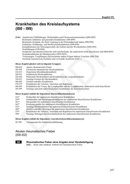 ICD-10-GM Version 2011 Systematisches Verzeichnis