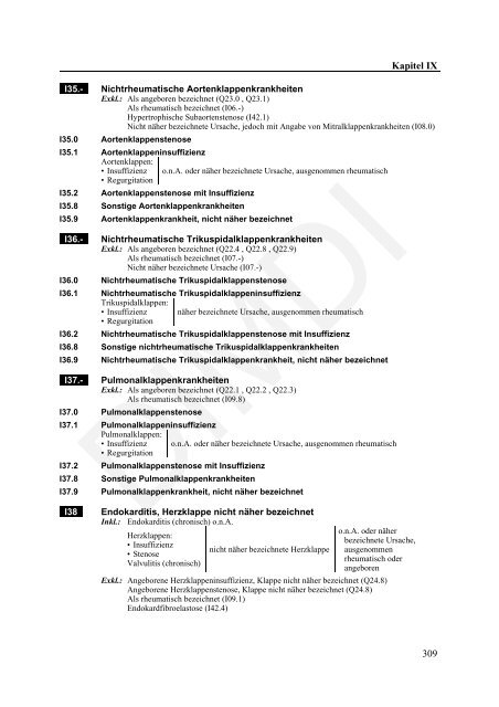 ICD-10-GM Version 2011 Systematisches Verzeichnis