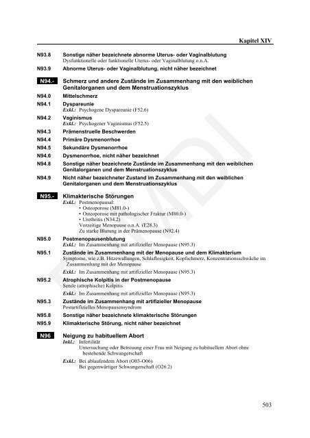 ICD-10-GM Version 2011 Systematisches Verzeichnis