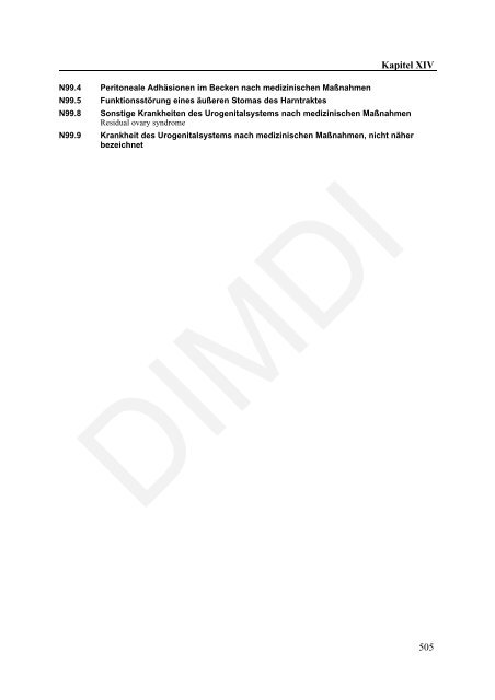 ICD-10-GM Version 2011 Systematisches Verzeichnis