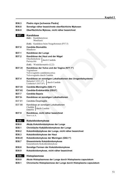 ICD-10-GM Version 2011 Systematisches Verzeichnis