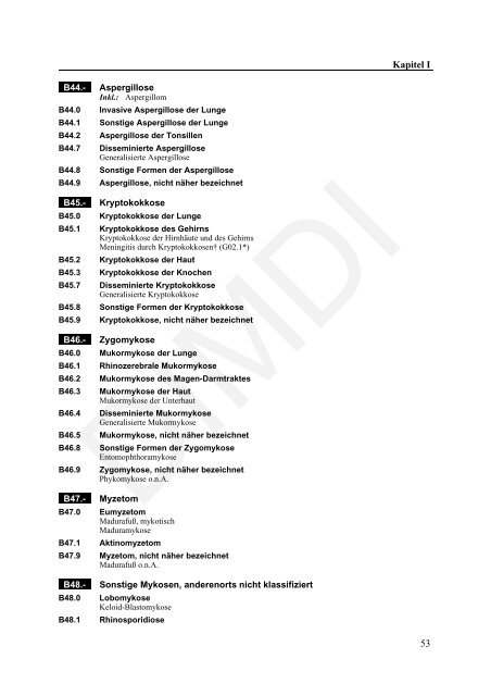 ICD-10-GM Version 2011 Systematisches Verzeichnis