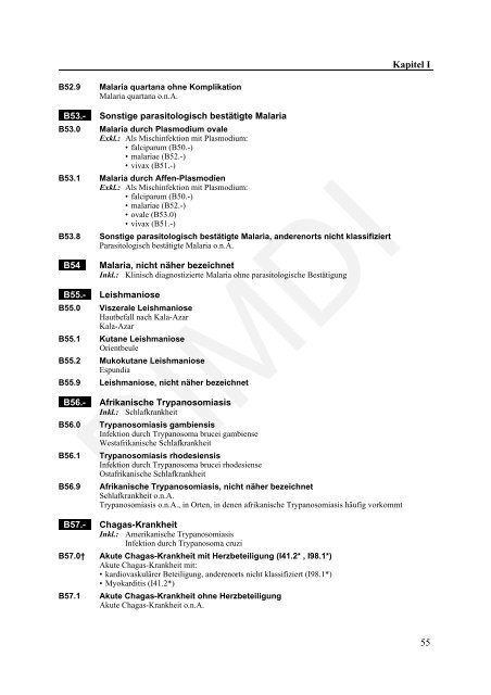 ICD-10-GM Version 2011 Systematisches Verzeichnis