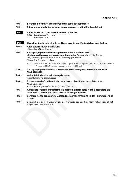 ICD-10-GM Version 2011 Systematisches Verzeichnis