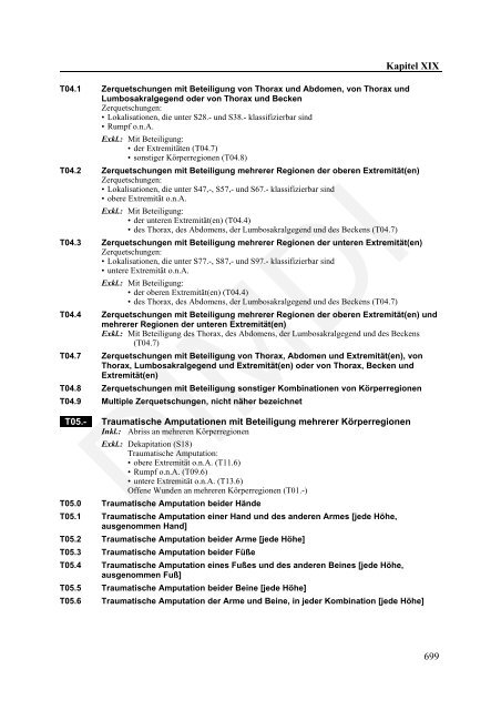 ICD-10-GM Version 2011 Systematisches Verzeichnis