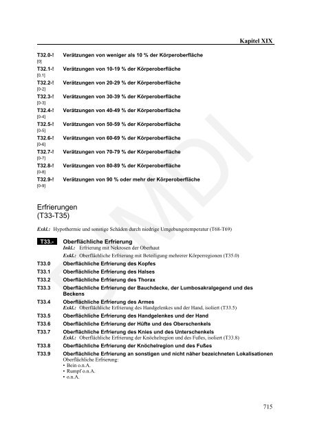 ICD-10-GM Version 2011 Systematisches Verzeichnis