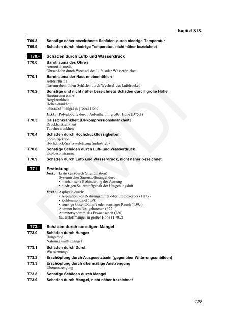 ICD-10-GM Version 2011 Systematisches Verzeichnis