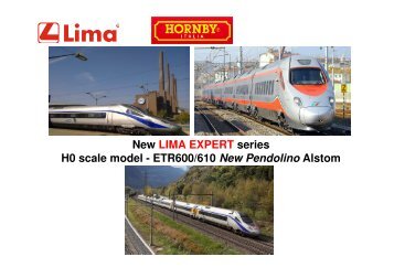 H0 scale model - ETR600/610 New Pendolino Alstom
