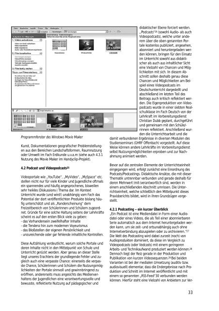 Neue Medien in der Lehrerausbildung