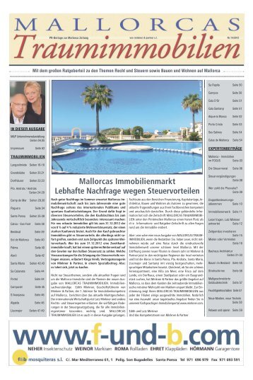 Mallorcas Traumimmobilien - Immobilien Mallorca