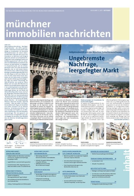 münchner immobilien nachrichten | Ausgabe 03