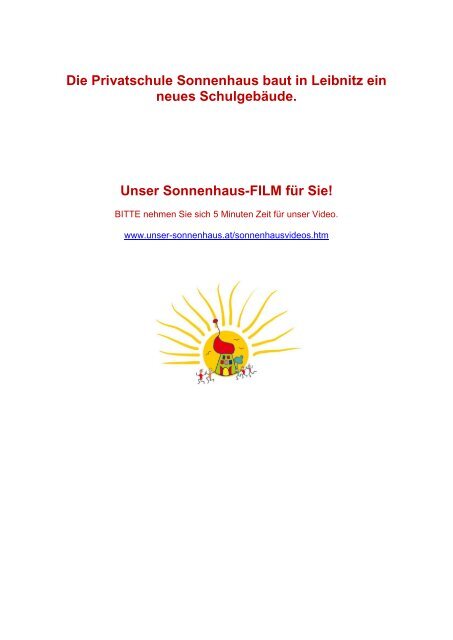 baumappe - Privatschule Sonnenhaus