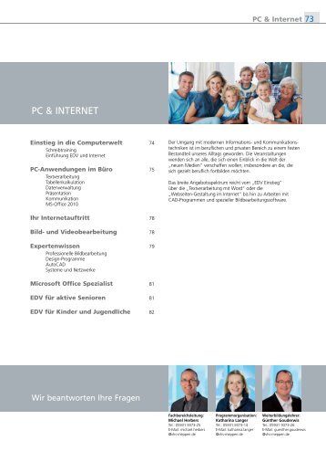 PC & INTERNET - Volkshochschule Meppen