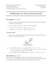 Einführung in die Theoretische Informatik