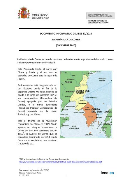 La Península de Corea - IEEE