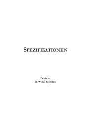 Spezifikationen 2013/14 - Weinakademie Österreich