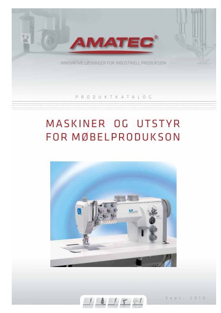 Maskiner og utstyr for møbelproduksjon - Amatec